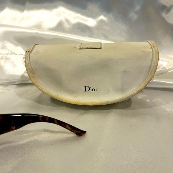 Authentic Christian Dior Strassy 1 Vintage Brown Tortoise Crystal PreOwned - Picture 10 of 10